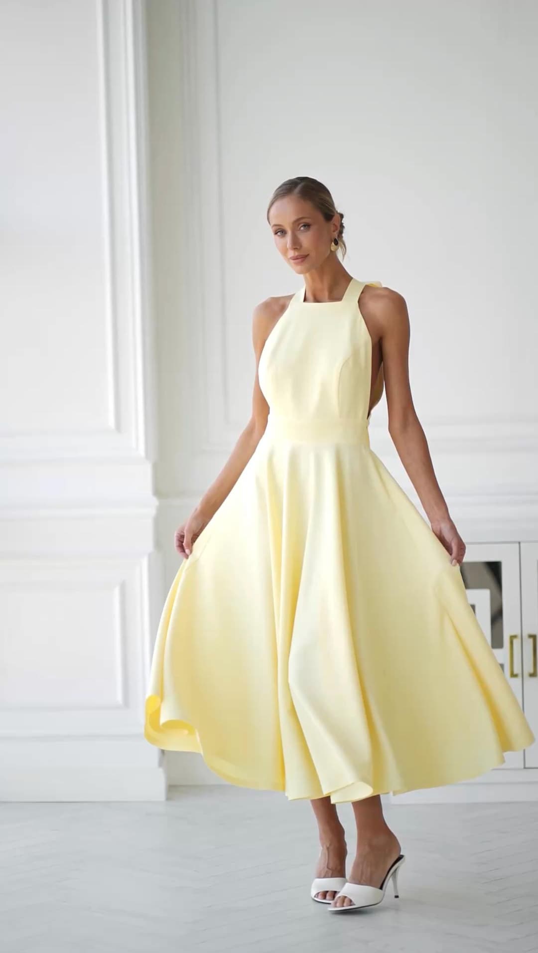 jade green dress Bridesmaid Dresses Halter A-Line Sleeveless Floor Length Ch Color:Natural pearl necklace OM2525 bridesmaid dresses: 2012 Casual