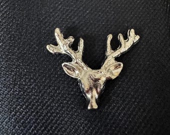 Spilla Pins Di Corna Di Cervo In Pewter – A R Brown – Spilla, Cravatta, Balza