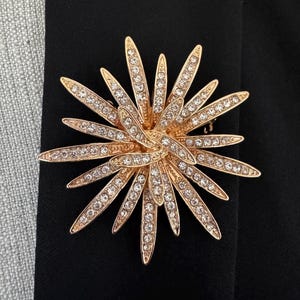 Gold Dress Brooch - Etsy Gold Dress Brooch - Etsy
