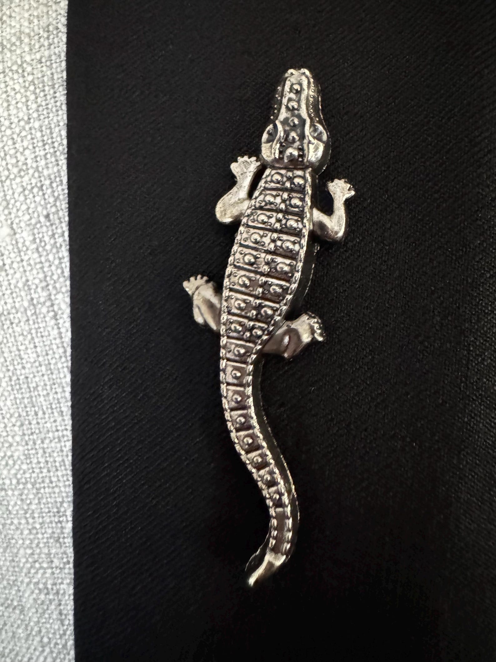 Vintage Alligator Brooch, Gold & Silver Crocodile Pins, Animal Jewelry ...
