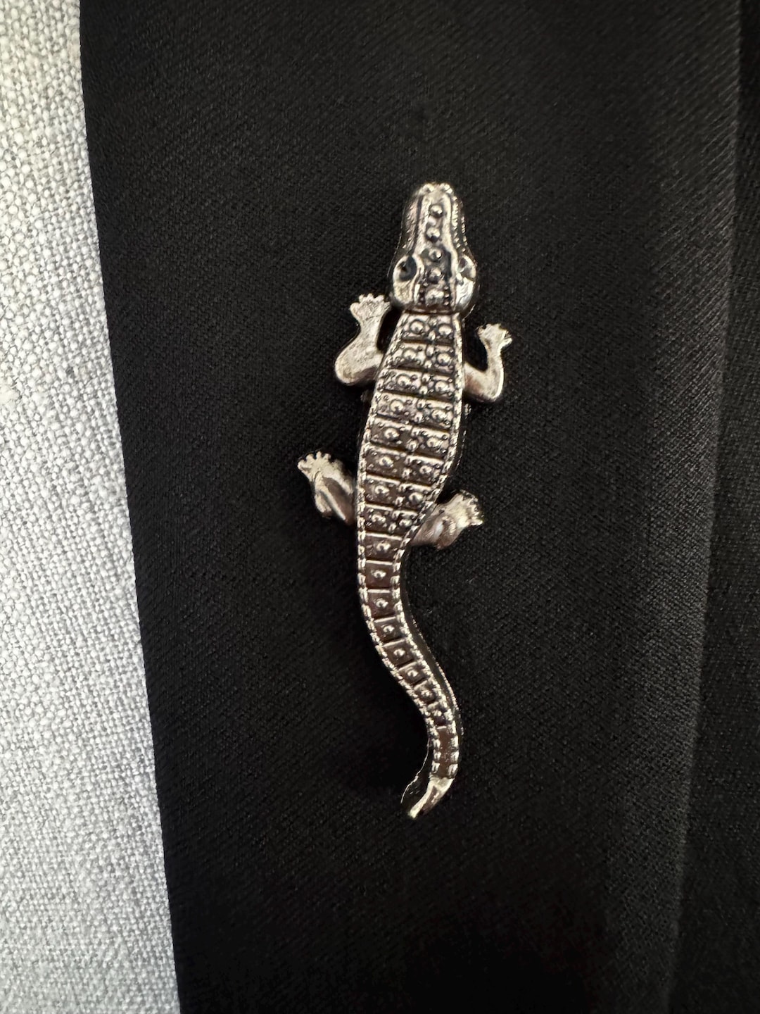 Vintage Alligator Brooch, Gold & Silver Crocodile Pins, Animal Jewelry ...