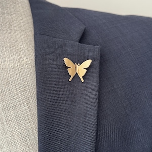 Butterfly Metal Lapel Pin, Survival Pin, Memorial brooch Pin, Remembrance Service Brooch image 8