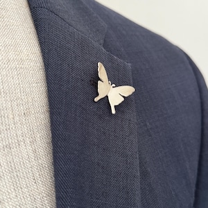Butterfly Metal Lapel Pin, Survival Pin, Memorial brooch Pin, Remembrance Service Brooch image 10