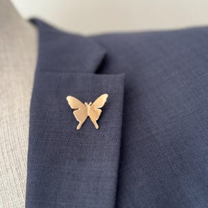 Butterfly Metal Lapel Pin, Survival Pin, Memorial brooch Pin, Remembrance Service Brooch image 3