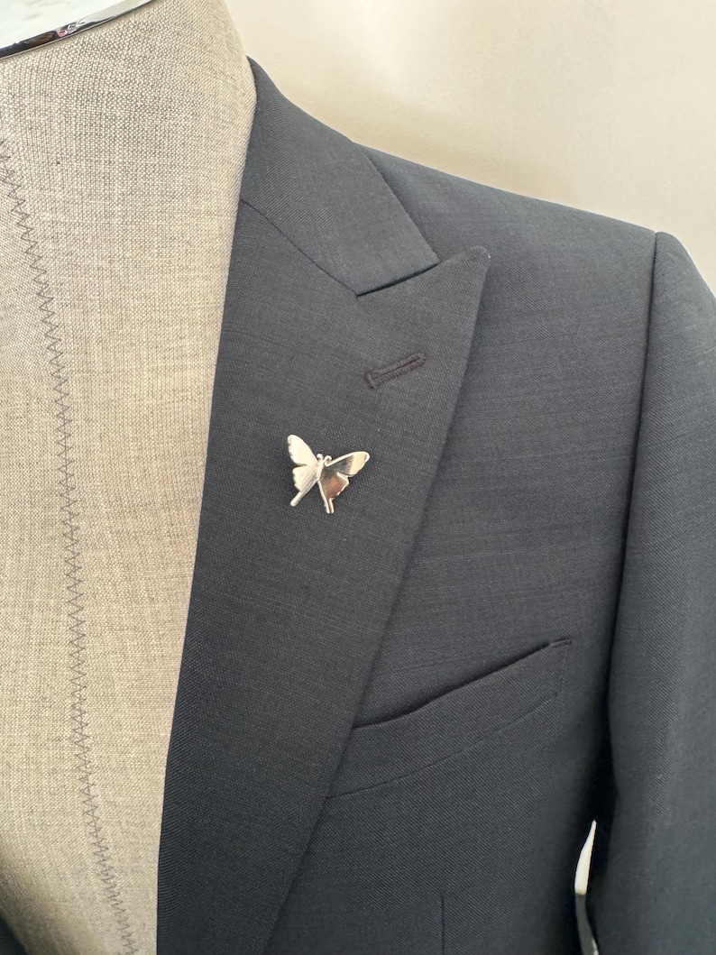 Butterfly Metal Lapel Pin, Survival Pin, Memorial brooch Pin, Remembrance Service Brooch image 11