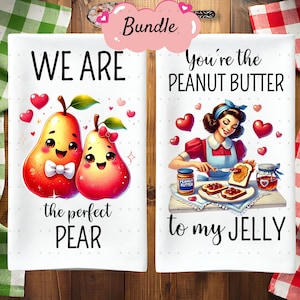 12 Love Kitchen Tea Towel PNG Bundle Sublimation Design, Valentines Day Hand Towel Apron Kitchen Towel Sublimation, Dish Towel Digital Only