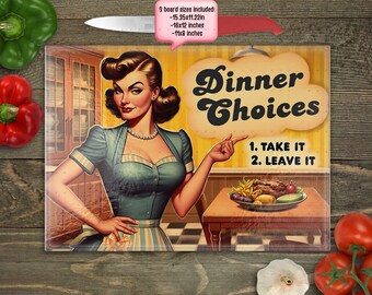 Rolig skärbräda PNG sublimeringsdesign, Sassy Vintage Housewife Retro Rustik sublimeringsskärbräda, Glasskärbräda Digital png