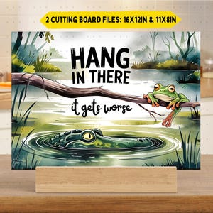Funny Frog Glass Cutting Board png Sublimation Design, Funny Chopping Board png, Placemat Serving Tray png Sublimate Kitchen Decor, Digital