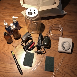 The &quot;Super Kit&quot; : Lab-Tested, Small-Particle 1-Quart Colloidal Silver Home Production Kit, with added accessories