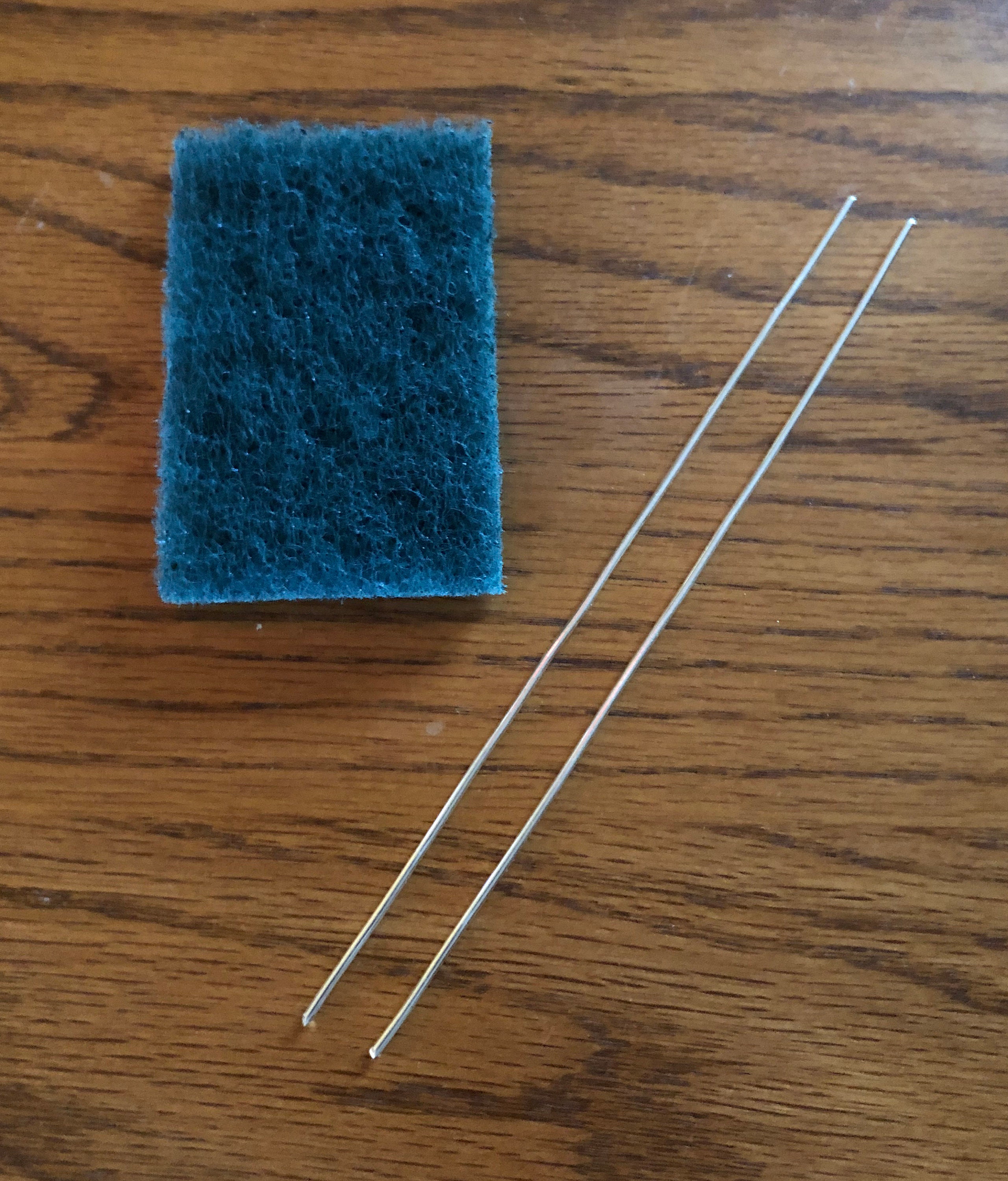 Pure Silver Rod Pair of 6