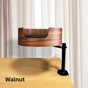 Desk Nest Cat Bed - Single Bed | Walnut Wood