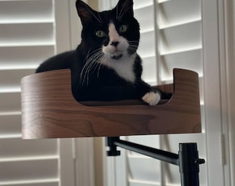 Desk Nest Cat Bed - Space-Saving Modern Pet Furniture