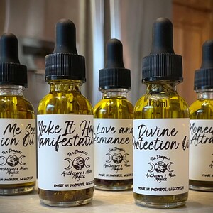 Ritual Oil - Intention Oil - Magickal Oil - Witchcraft Oil - Spell Oil - Conjure Oil - Wicca Oil