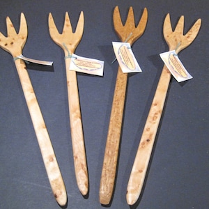 Birdseye Maple Pasta Fork image 1