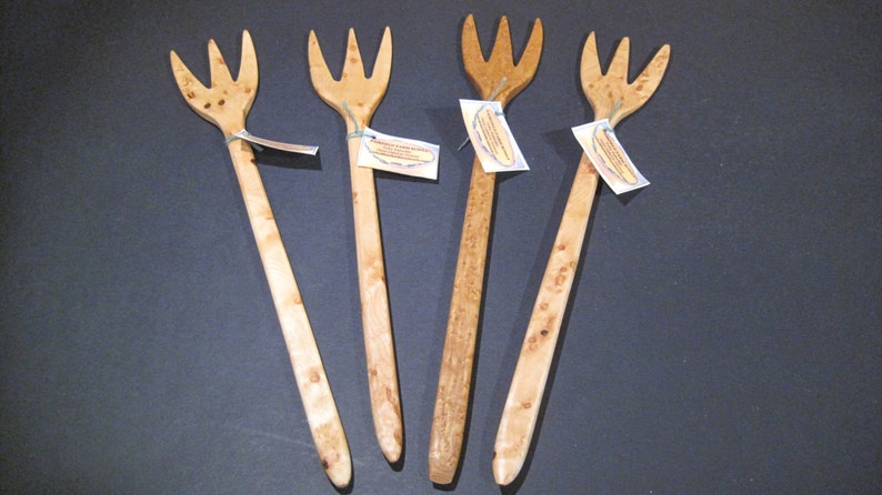 Birdseye Maple Pasta Fork image 1