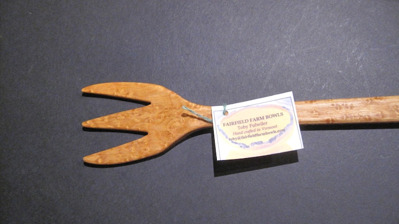 Birdseye Maple Pasta Fork image 3