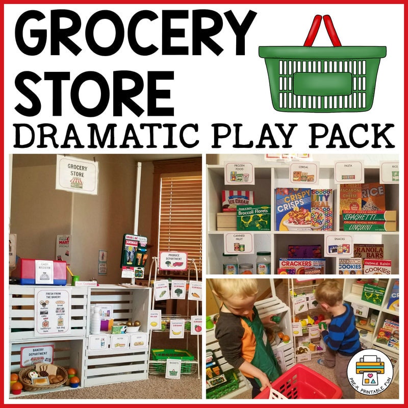 Kids play groceries sale