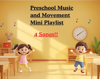 Lista de canciones divertidas para preescolar: Música y movimiento (descarga MP3)