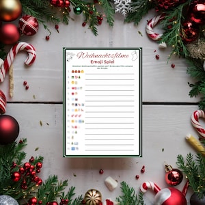 Weihnachtsfilme Spiel, Lustiges Weihnachtsspiel, Weihnachten Familienaktivität, Weihnachtsfeier Spiel, Kinder und Erwachsene, Christmas Game