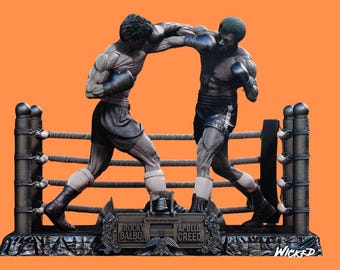 Fan Art Boxing Movie Final Round STL for 3D Printing