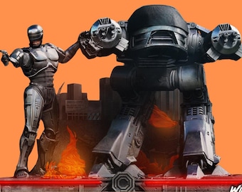Fan Art Sci-Fi Cop Movie STL for 3D Printing