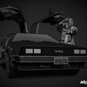 3D Printing STL BTTF Diorama Files
