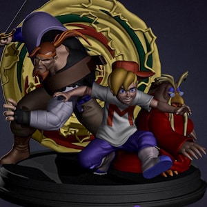 Retro 3D Printing File Fan Art
