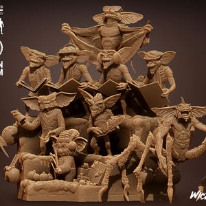 Fan Art Gremlin Monster Movie fan art 3D Printing STL File Dio