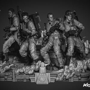 Fan Art Ghost exterminators Movie fan art 3D Printing STL File Dio