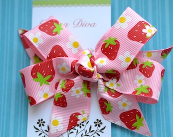 Strawberry Fields Classic Diva Bow