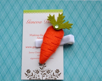 Felt Carrot Hairclip