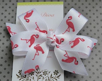 Pink Flamingo Classic Diva Bow