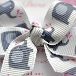 Little Elephants MINI Diva Bow image 2