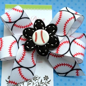 F20 - Take Me Out To The Ballgame Classic Diva Bow