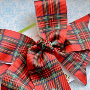 CC3 - Tartan Plaid XL Diva Bow