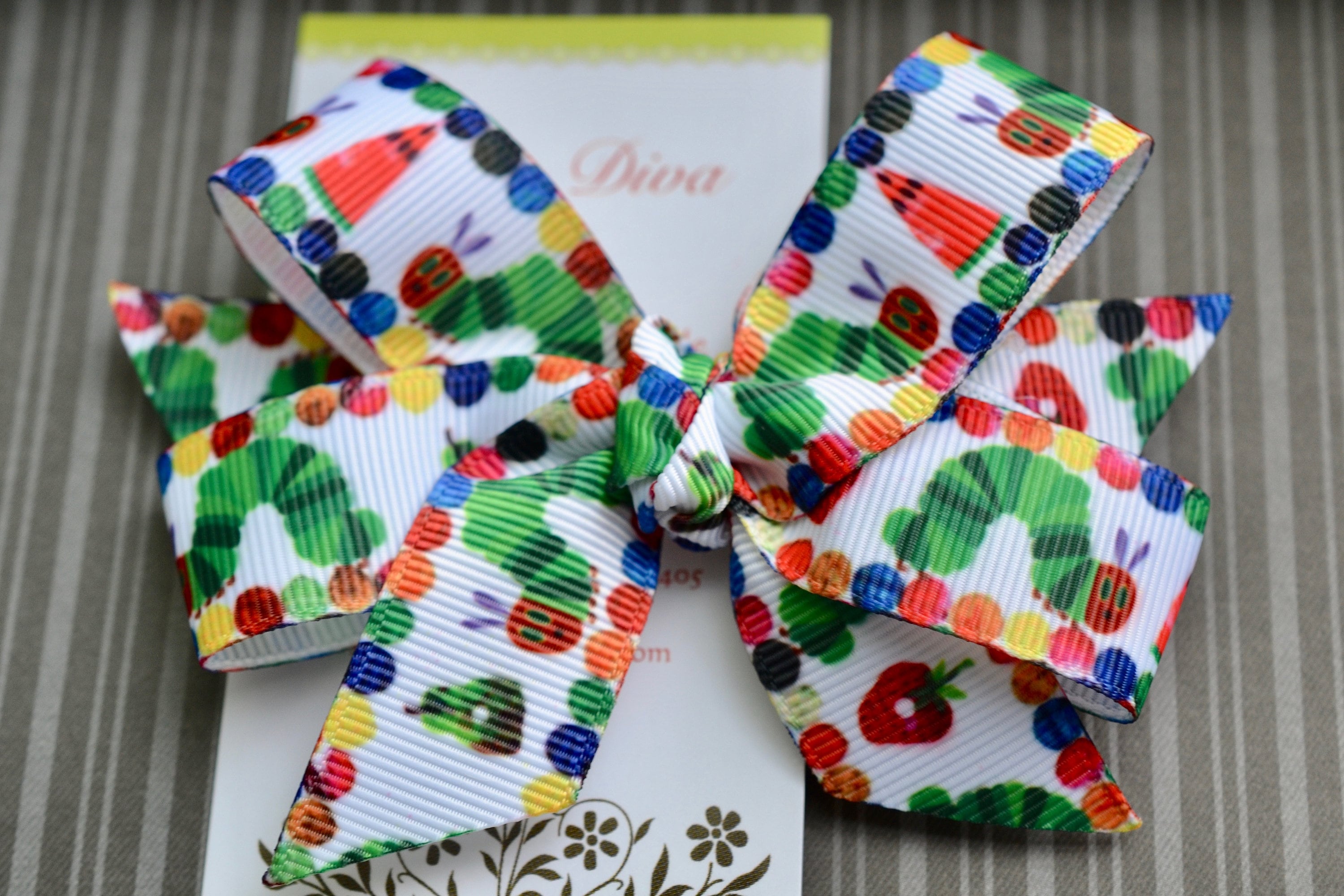 Hungry Caterpillar Classic Diva Bow
