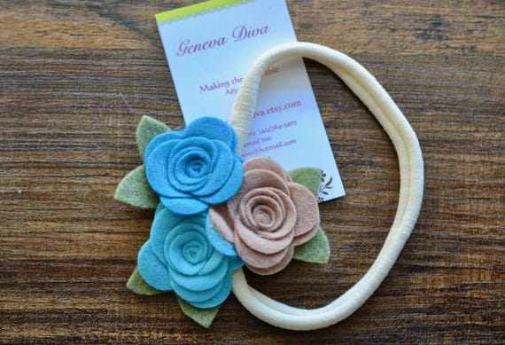 Headband with felt embellishment Felt Kite Headband for Kids Sewing Project – Beginner Sewing  main image 4