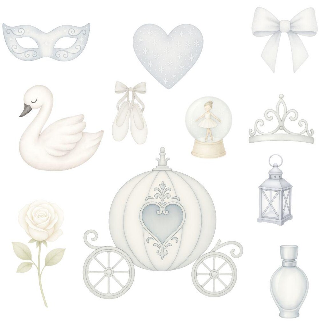 Cute Ballerina Watercolor Clipart – 100 Adorable Ballet Girls PNG ...