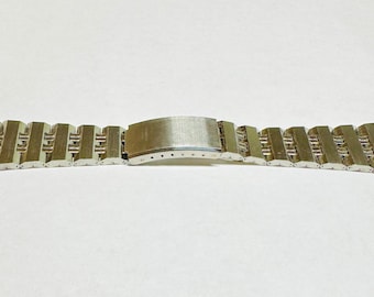 New Old Stock 1970&#39;s Stainless Steel 17-22mm Watch Band