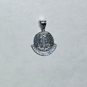 Sterling Silver Our Lady of Charity &quot;Caridad del Cobre&quot; Medal Pendant
