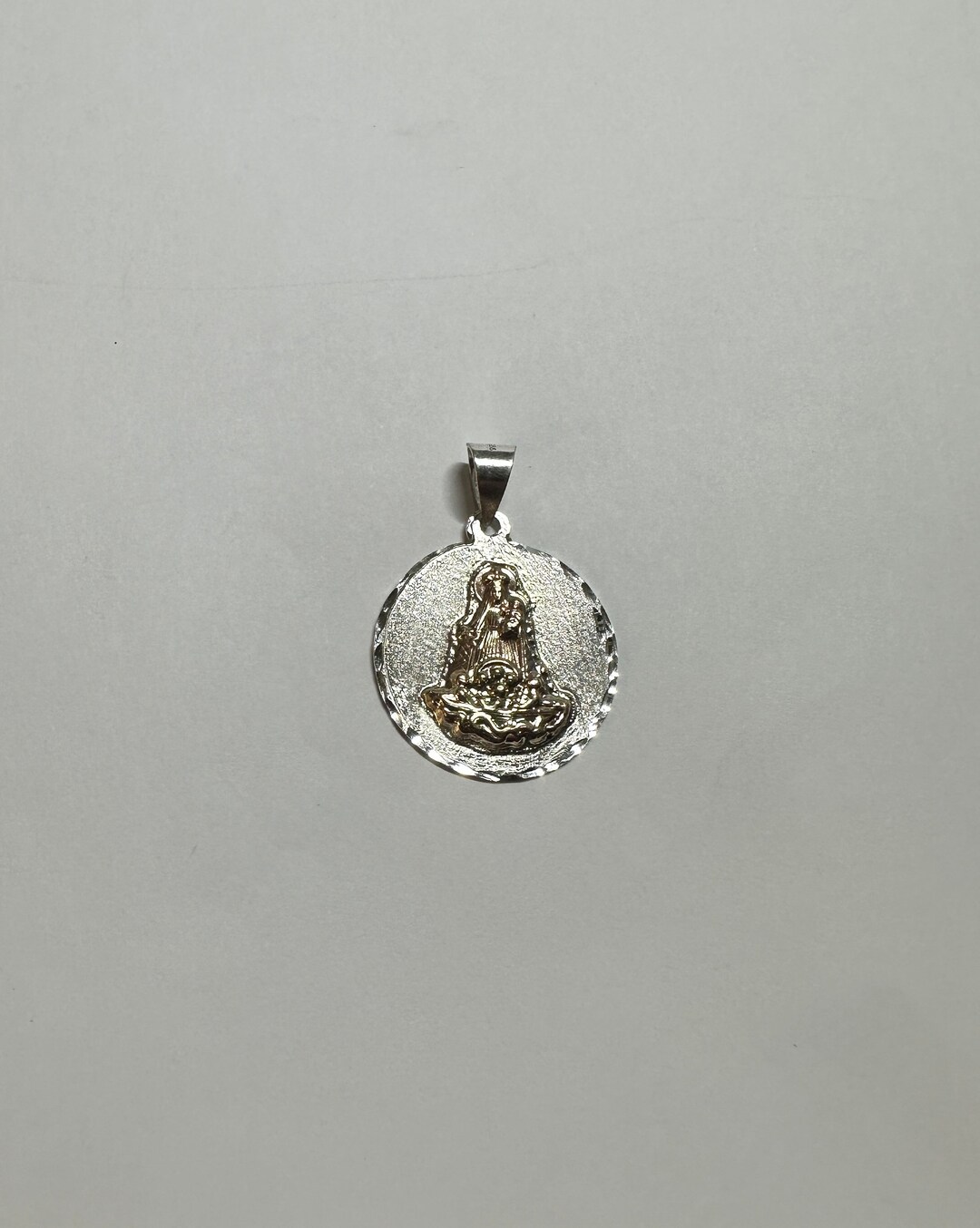 Sterling Silver & 14K Yellow Gold Our Lady of Charity "caridad Del ...