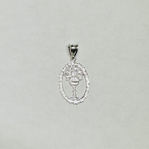 Sterling Silver Chalice Cup Pendant
