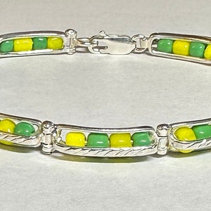 Sterling Silver Orisha Orula Yoruba Ilde Open Santeria Bracelet