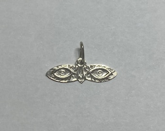 Sterling Silver Saint Lucy &quot;Ojos de Santa Lucia&quot; Eyes Charm