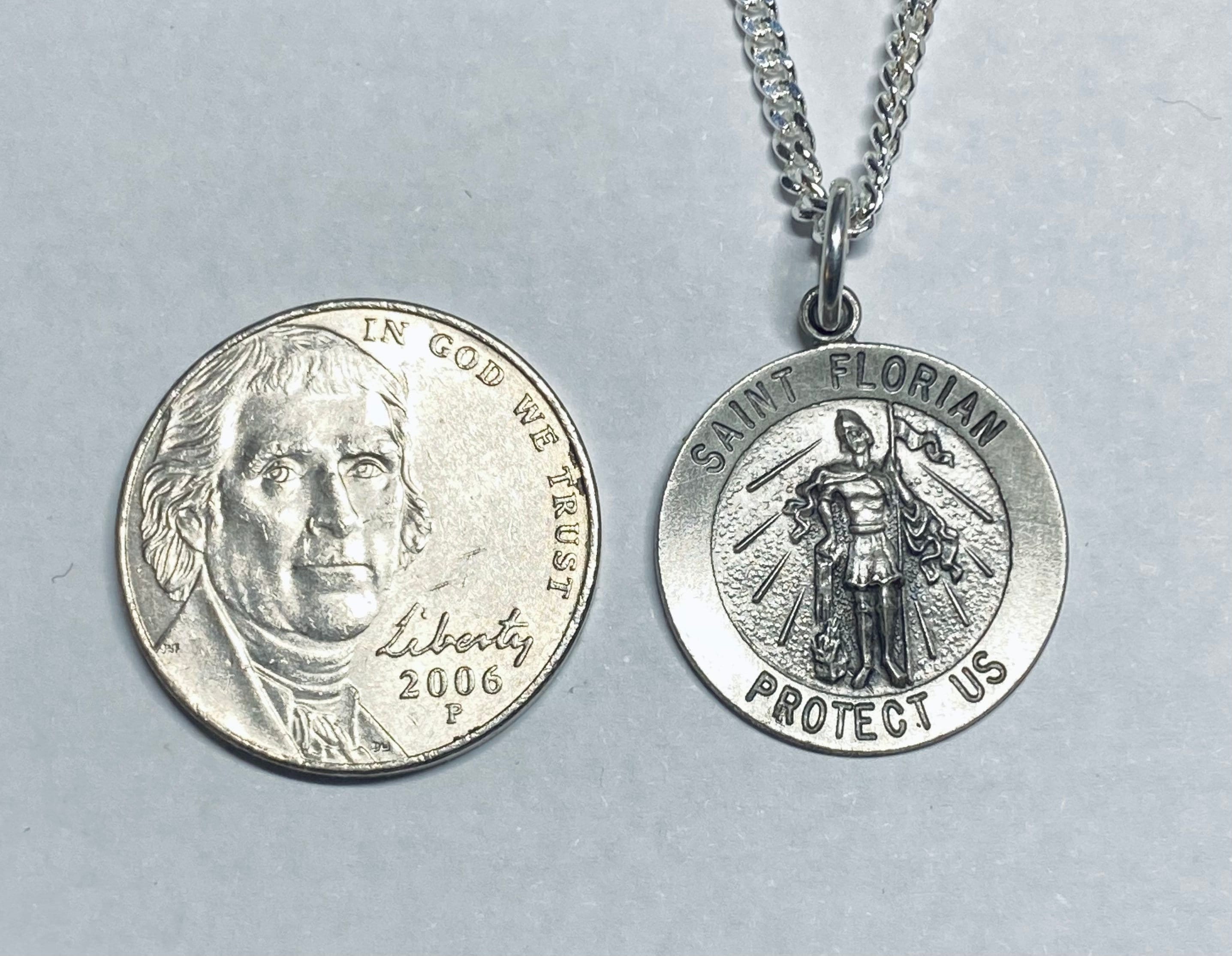 Pièce de défi de prière de Saint Florian Pompier