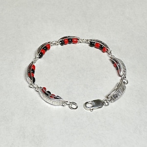 Sterling Silver Elegua Ilde Covered Santeria Bracelet
