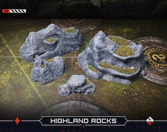Highland Rocks Set | Tabletop Terrain