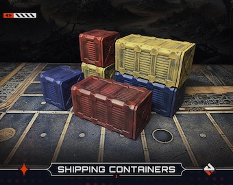 Sci-Fi Shipping Containers Set | Tabletop Terrain