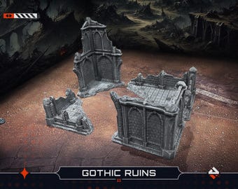 Gothic Ruins Set 2 | Tabletop Terrain