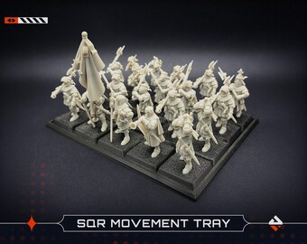 Movement Trays for Square Bases